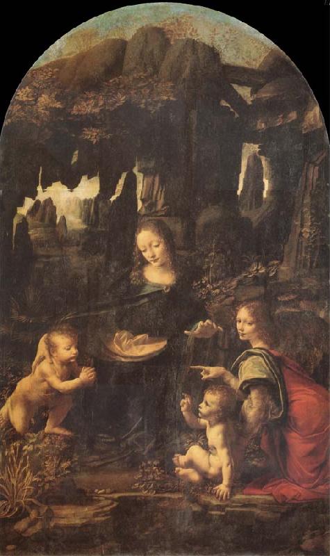 LEONARDO da Vinci The Virgin of the rocks